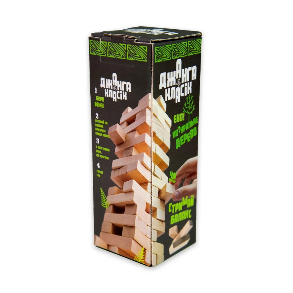 Настільна гра "Джанга класик Еко" 30727, 48 брусків, українською мовою Вінниця - фото 2