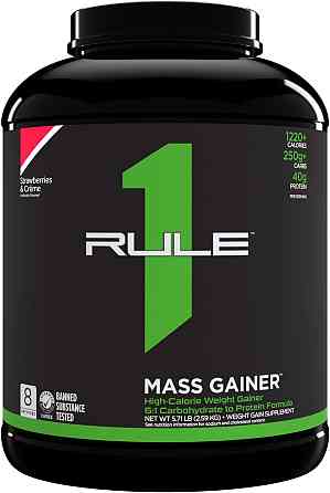 Гейнер Rule One Mass Gainer 2.6 kg (Strawberries & Creme) Луцьк