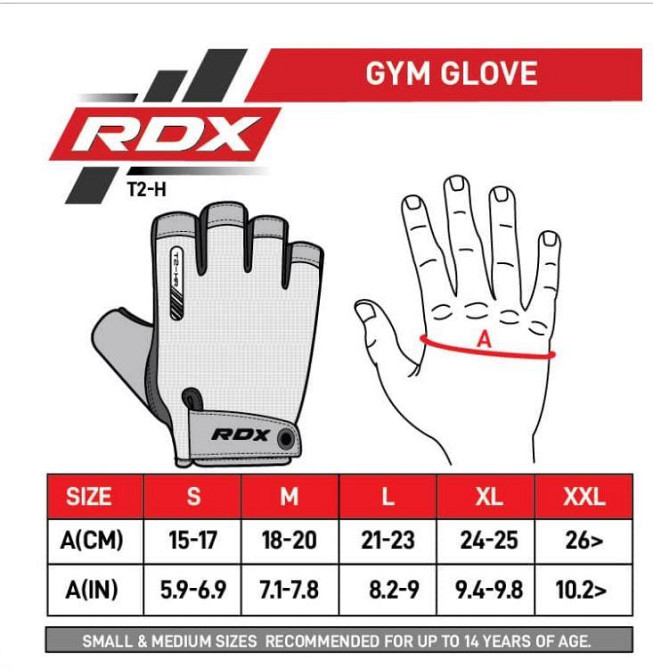 Рукавички для фітнесу RDX T2-HB M Київ - фото 6