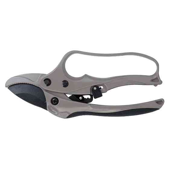 Секатор із храповим механізмом 205 мм неіржавка сталь FLORA (5021344) Київ