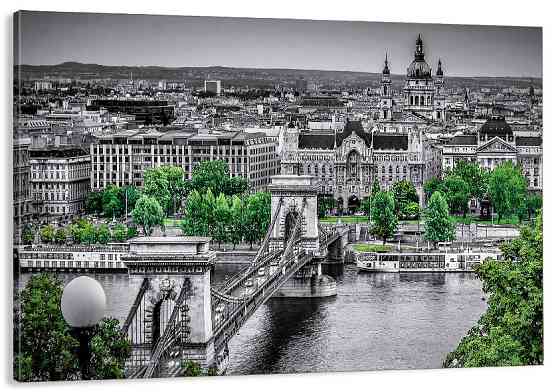 Картина холст в гостиную / спальню  Будапешт    MLP_153 60x100 см Киев