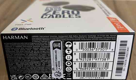 Bluetooth-гарнитура JBL Tune 125TWS Blue (JBLT125TWSBLU) Харьков