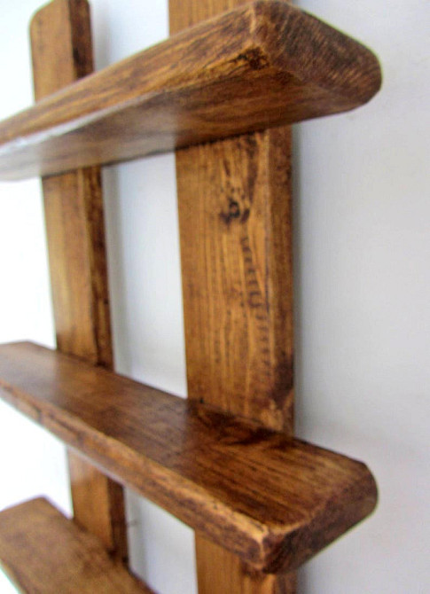 Настінна полиця "Парадокс" капучино Миколаїв - фото 5