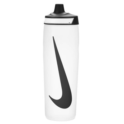 Пляшка для води Nike Refuel Bottle 24 OZ білий, чорний 709 мл N.100.7666.125.24 (887791745200) Вінниця - фото 1