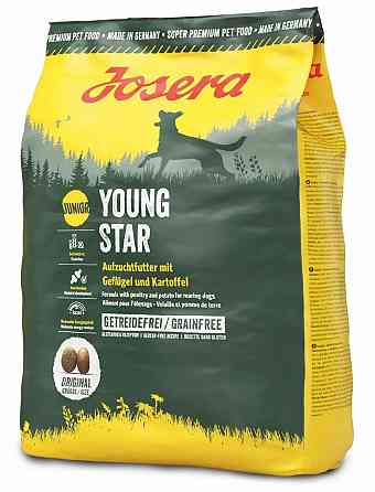 Сухий корм Josera Young Star (Йозера ЯнгСтар) беззерновой корм для цуценят і молодих собак, 3 кг Вінниця