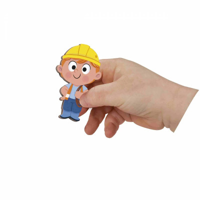 Развивающая игрушка Janod Магнитные истории Строительная площадка 30 элементов (J05454) Винница - изображение 7