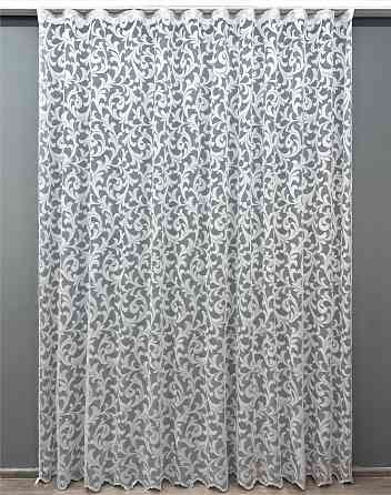 Тюль VR-Textil 1147т Жакард Білий 400х240 см (42-1355) Київ