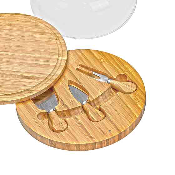 Набір для нарізки сиру з кришкою Ø 25 см Київ