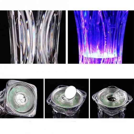 Светящийся Led стакан бокал Luminous Cup стакан большой фигурный с подсветкой Кременчуг