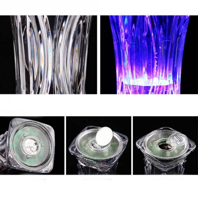 Светящийся Led стакан бокал Luminous Cup стакан большой фигурный с подсветкой Кременчуг - изображение 3