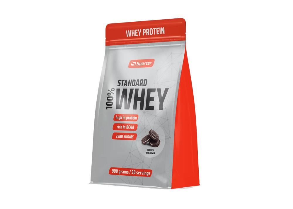 Протеин Sporter 100% Standart Whey 900 г (Печенье с кремом) Луцк - изображение 1
