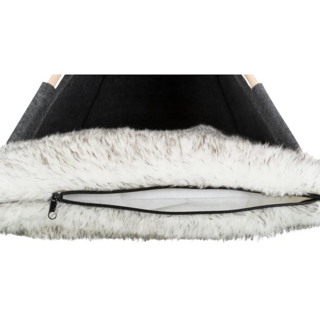 Будиночок вігвам для собак і котів Trixie Cave Tipi (Тріксі) 55х65х55 см фетр Запоріжжя - фото 7