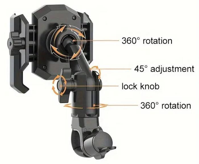 Держатель для телефона на руль регулируемый Одесса - изображение 2
