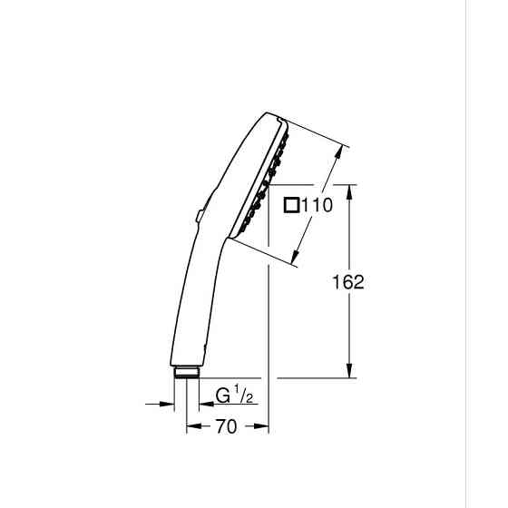 Ручний душ Grohe Tempesta Cube 110 3 режими   ( 27574003 ) 32695 Харьков