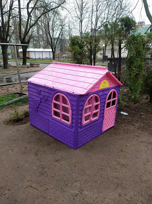 Дитячий ігровий пластиковий будиночок зі шторками Doloni для дітей Київ - фото 8