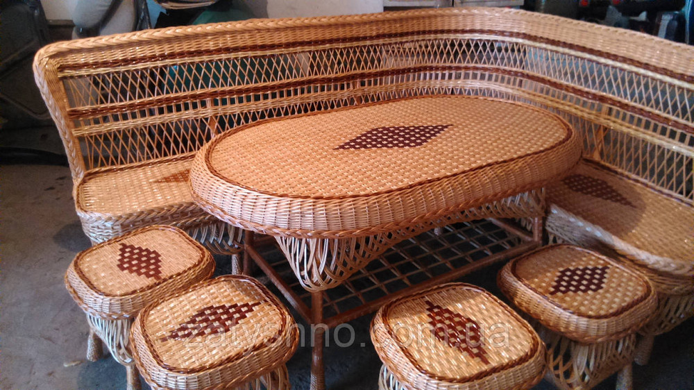 Плетеный уголок из лозы для дачи и сада Киев - изображение 1