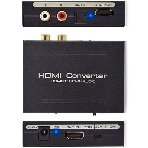 Екстрактор аудіо, перетворювач HDMI, SPDIF, Toslink, RCA, тюльпан Вінниця - фото 4