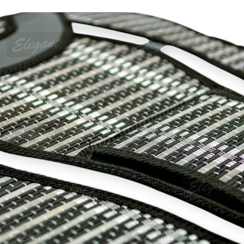 Накидка сиденье массажный бамбук, кожзам 47х127см серая на Мукачево - изображение 1