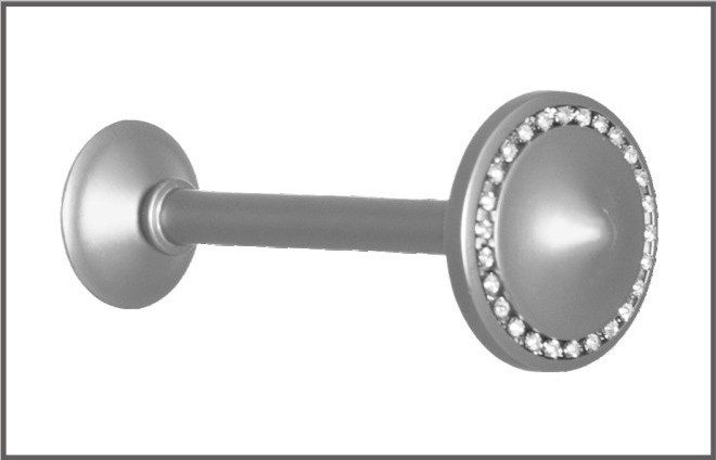 Підхват для штор Orvit Галаксі 140 х 55 мм Сатин (6989224) Львов - изображение 1