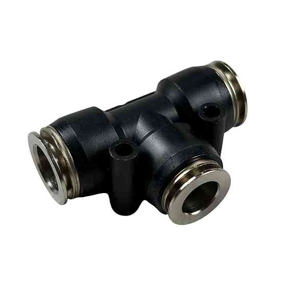 Аварійне метал+пластик трійник 12x10x12 з'єднання Мукачево