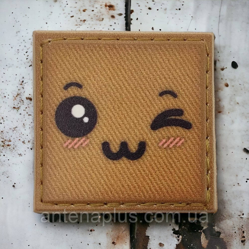 Смайлик № 9 шеврон / патч Київ - фото 1