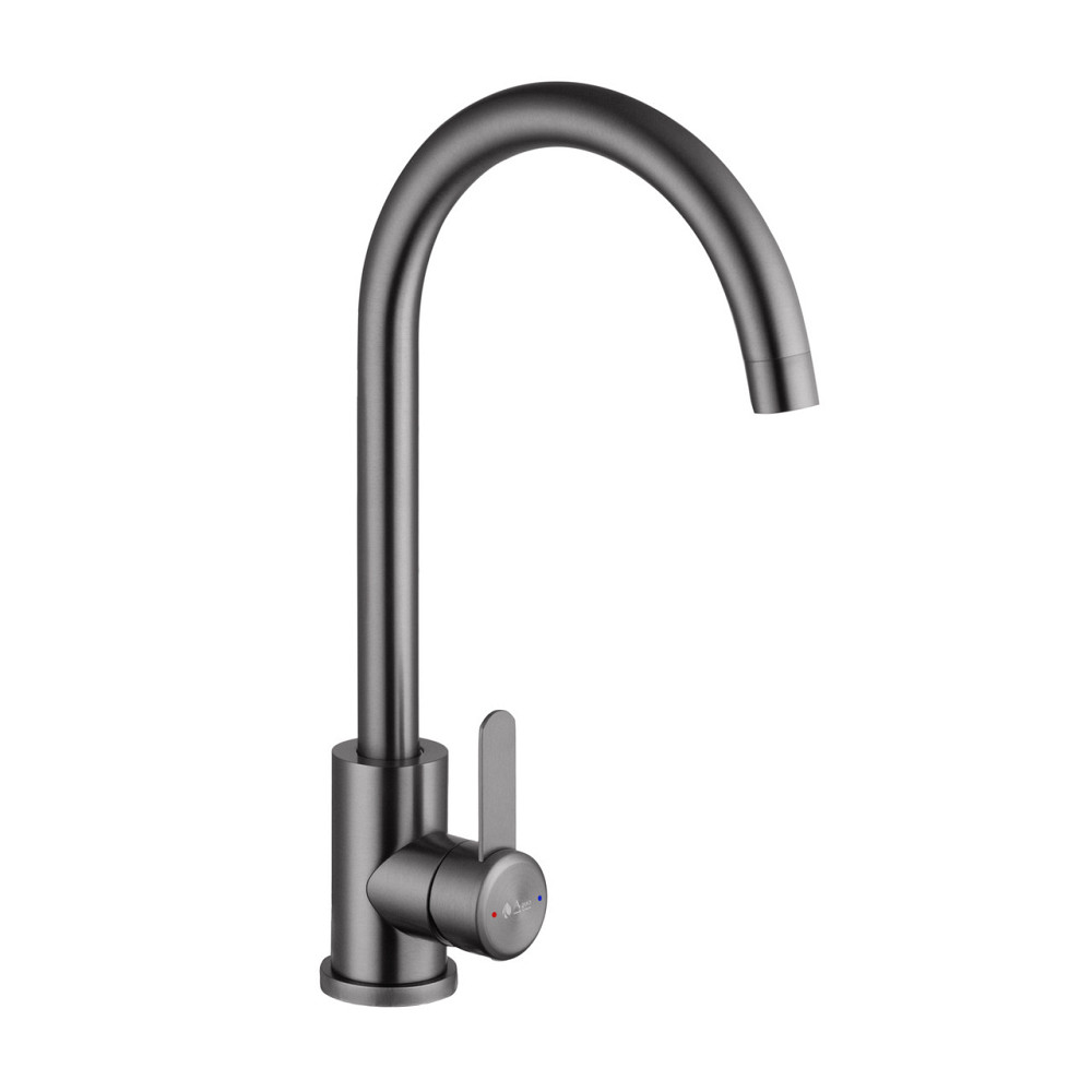 Смеситель для кухни Agua Elposo-INOX035AM Киев - изображение 1