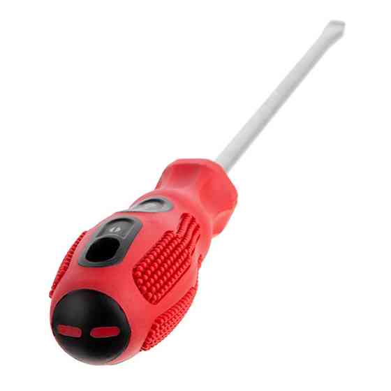 Отвертка шлицевая, SL6×200 мм, Cr-V INTERTOOL VT-3116 Киев