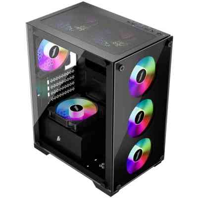 Корпус 1stPlayer X2-M-BK-4F1 Винница