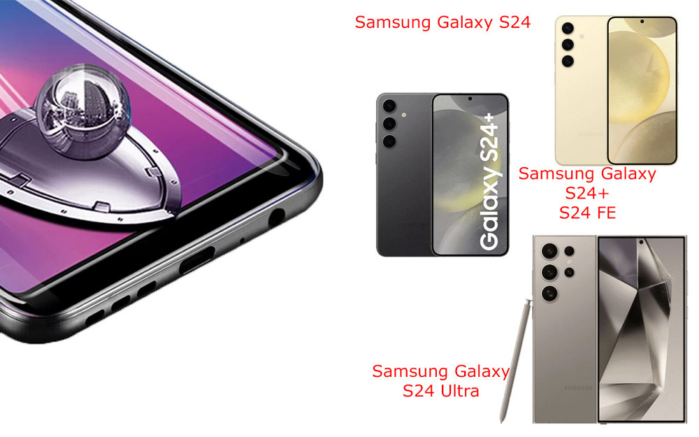 Захисне скло DefenzoGlass для Samsung Galaxy S24, S24+, S24 FE, S24 Ultra – подвійна міцність Київ - фото 1