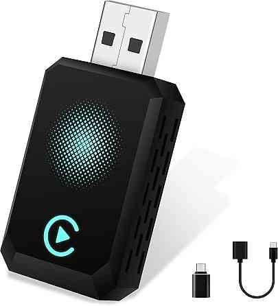 Карплей бездротовий адаптер для авто для Apple iPhone iOS 10+, перетворення дротового CarPlay для машин з 2016 року Plug and Play Київ