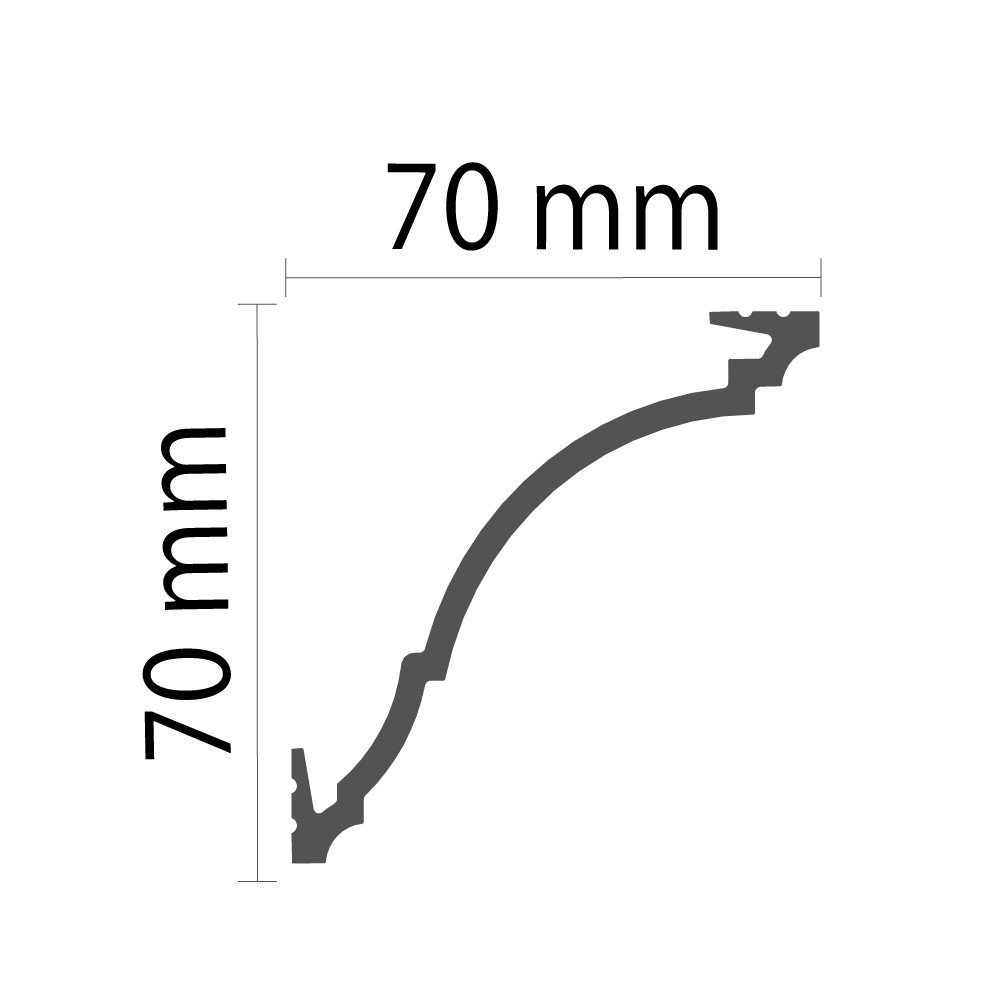 Карниз полимерный Grand Décor KH 912 Днепр - изображение 2