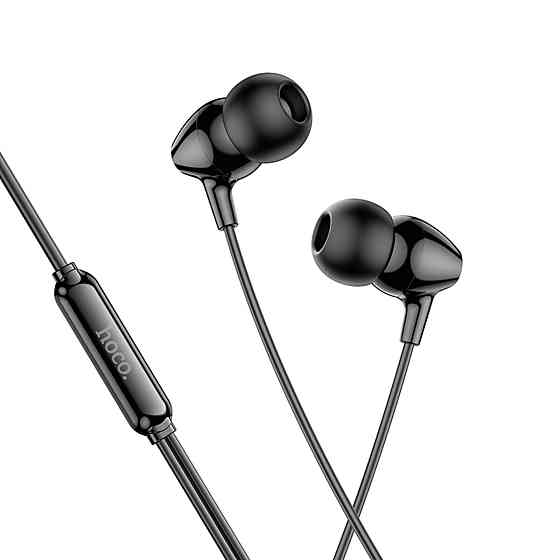 Навушники HOCO M94 universal earphones with microphone Black Київ