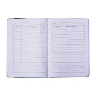 Дневник школьный ZiBi В5 48 листов твердая обложка из искусственной кожи с поролоном Pink (ZB.13204-10) Винница - изображение 9