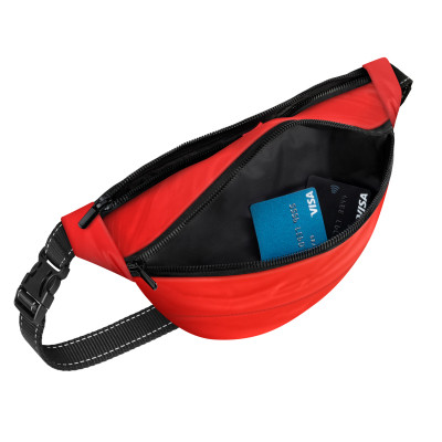 Поясная сумка-бананка для собак WAUDOG Family 33х17х10 см красная (56893) Винница - изображение 3