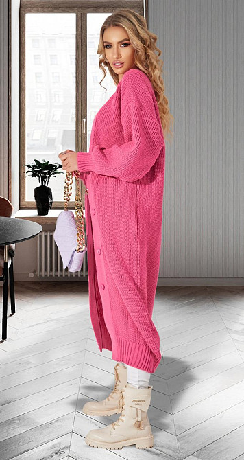 Кардиган  крупной вязки (42-48) Киев - изображение 3