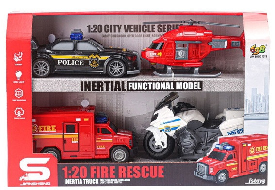 Игрушка CARS S Набор Спасательная служба 4в1 1:20 (CJ-4835124) (7120386) Киев - изображение 1