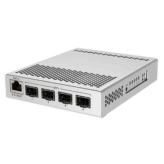 Комутатор MikroTik CRS305-1G-4S+IN (1x1GE, 4xSFP+, Dual PSU, L3) Так Харьков