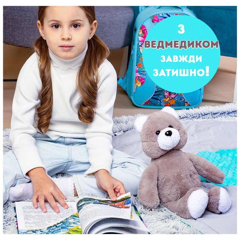 Игрушка мягконабивная пушистый Мишка МС 080501-11 35 см Винница - изображение 3