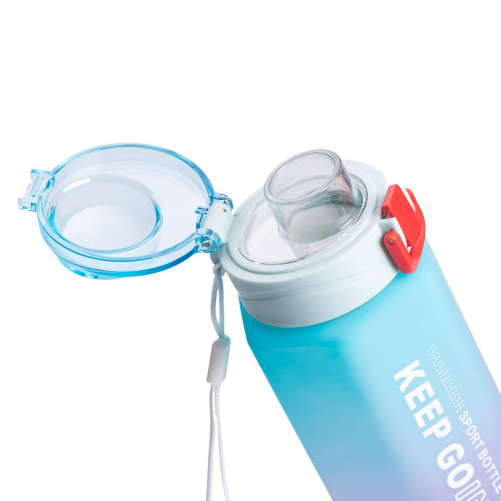 Yiwu Пляшка для Пляшка для води 650 мл пляшечка з поїлкою для спорту та школи 23 см Keep Going Киев - изображение 2