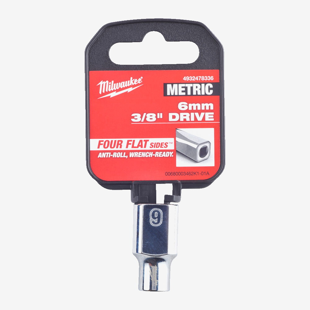 Головка хромированная метрическая 3/8'' MILWAUKEE, 6мм Одесса - изображение 2