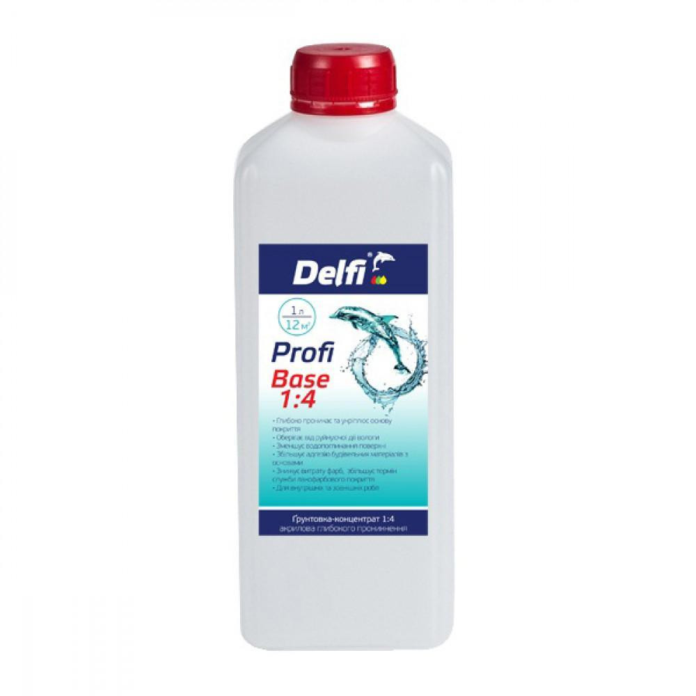 Грунтовка-концентрат 1:4 глибокого проникнення "Profi Base 1:4", ТМ"Delfi"  -1л Харків - фото 1