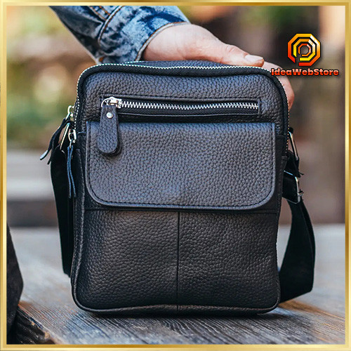 Чоловіча сумка-барсетка через плече шкіряна Tiding Bag 4134A Київ - фото 1