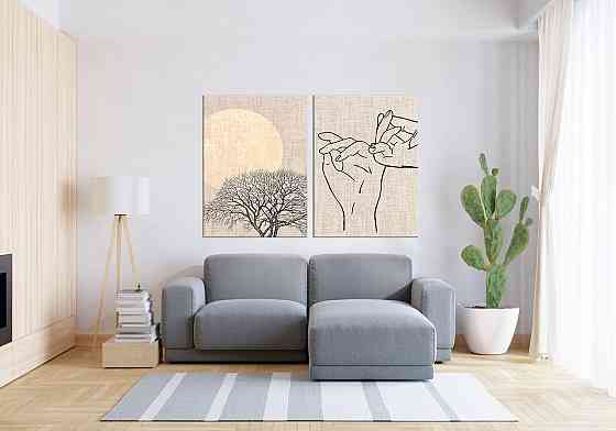 Модульная картина в гостиную / спальню КоханняTLV-2_014 70x102 см Киев