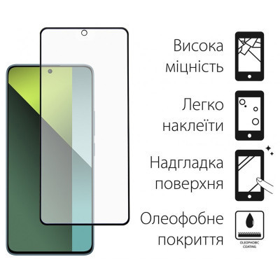 Скло захисне Dengos Xiaomi Redmi Note 13 4G 2pcs (DG-TG2P-15) Вінниця - фото 2