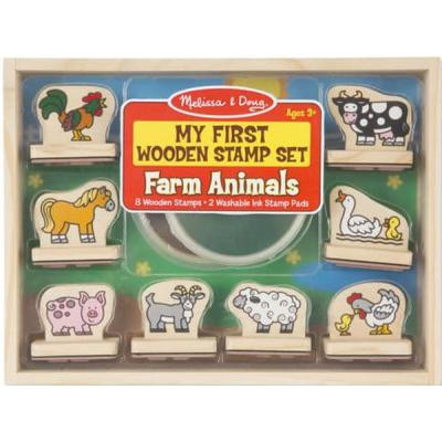 Набор для творчества Melissa&Doug Мои первые штампы Животные фермы (MD12390) Винница - изображение 1