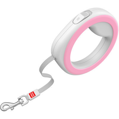 Поводок для собак WAUDOG R-leash светоотражающая лента XS-M до 40 кг 2.9 м розовый (81277) Винница - изображение 7