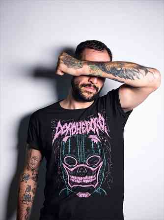 Футболка з аніме принтом Дорохедоро Схін Ебісу Ноі оверсайз (S/M/L) Чорний AnimeJ0337 Дніпро