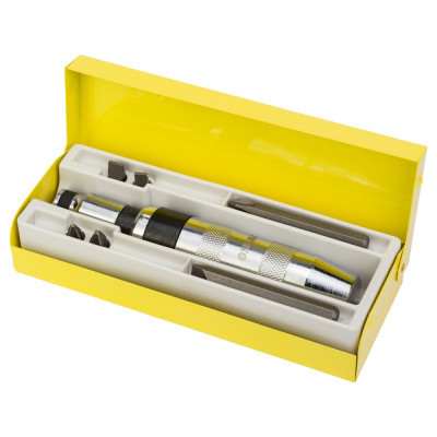 Отвертка Sigma ударно-поворотная с битами 8шт CRV (метал кейс) (4004021) Винница - изображение 1