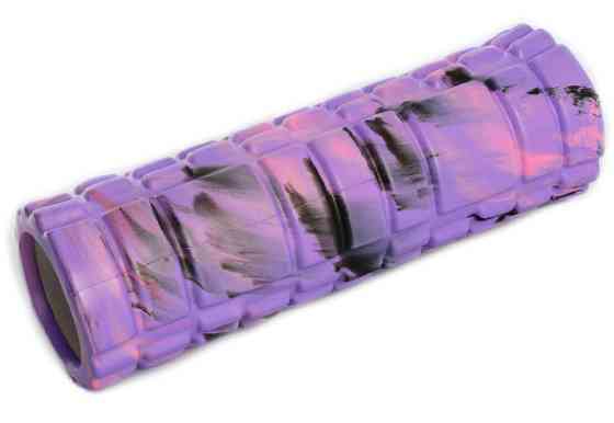 Массажер рулон для йоги MS 2126 материал EVA Фиолетовый Винница