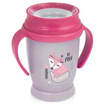 Поильник-непроливайка Lovi 360 с ручками Junior Indian Summer Girl 250 мл (1/591new) Винница - изображение 1